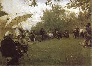 At the Academy-s House in the Country Ilya Repin